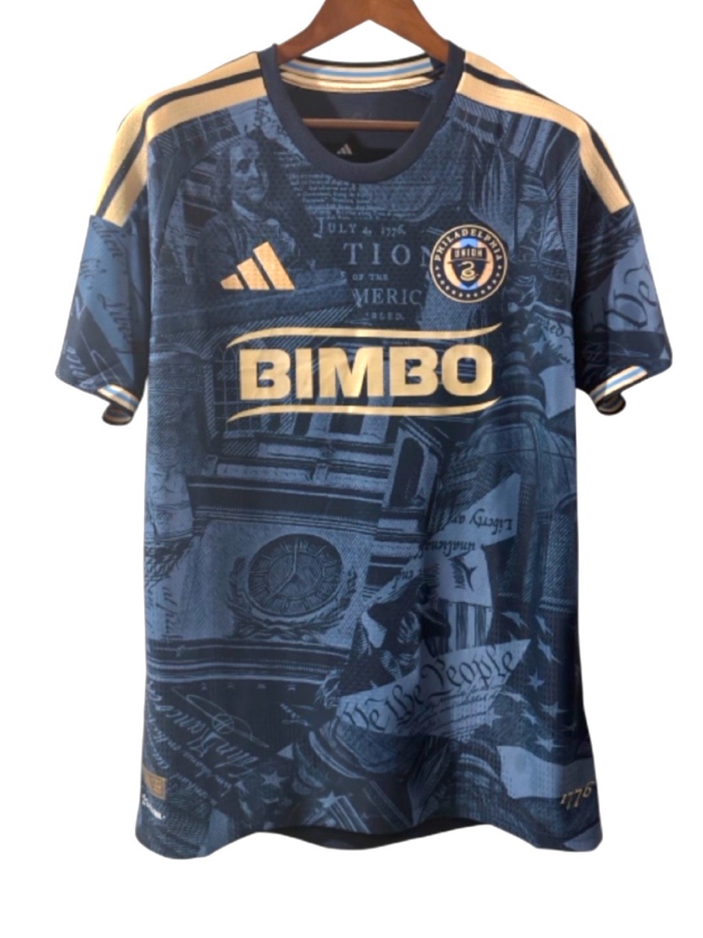Adidas Authentic Mls Philadephia Union Home Soccer Jersey Size Men’s Large (Nwt)